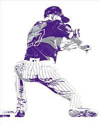 Sculpted and rendered in zbrush. Trevor Story Colorado Rockies Pixel Art 11 Art Print By Joe Hamilton Colorado Rockies Baseball Rockies Baseball Colorado Rockies