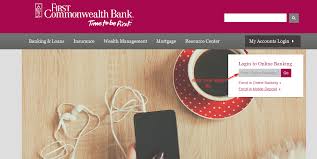 Need to locate atm nearby right now? First Commonwealth Bank Online Banking Login Login Bank