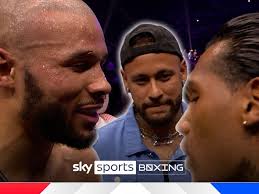 Chris Eubank Jr challenged Conor Benn to face him next when the pair went  head to head last October, with football superstar Neymar stood between them