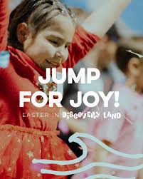 Join us in Discovery Land for Easter! Discovery Land will only be available  at select services
