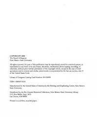 New Mexico Prenuptial Investigations From the Archivos Hist6ricos del  Arzobispado de Durango, 1800-1893