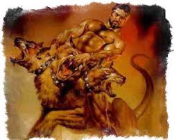 Acompaniat de lira lui, era in stare sa faca minuni cu cantecul sau. 3 X Caine Cap Cine Este Cerberus