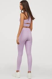 Leggings High Waist Light Purple Ladies H M Us High Waisted Leggings High Waisted Fashion