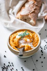 Puree De Carottes Patate Douce Au Gingembre Et Au Lait De Coco Vert Amande Cuisine Vegetale Puree Carotte Gratin Patate Douce Carotte
