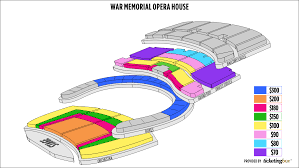 san francisco war memorial opera house seating chart