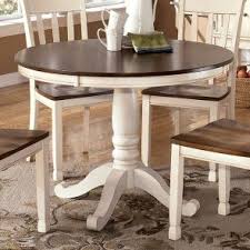 Get out of the single color zone: Dining Tables With Two Tone Color Color Group Furniture Cart