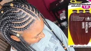 Tribal Feed In Braids With Beads 3x Que Jumbo Pre Stretched Braid Braids With Beads Braids For Black Hair Feed In Braid