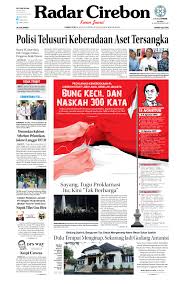 Bantuan csr tersebut diserahkan oleh kadiv sdm & umum askrindo syariah, heddy fachradi kepada kasudin lingkungan hidup jakarta timur, herwansyah dan disaksikan langsung oleh dewan kota, toto suharto, kepala seksi penyuluhan dan humas bidang peran. Jual Koran Radar Cirebon 16 Agustus 2019 Gramedia Digital Indonesia