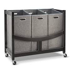 1 x laundry cart 1 x assembly instruction. Best At A Glance Rolling 3 Basket Wooden Laundry Sorter Cart With Wheels Triple Foldable Fabric Bag Divider Hamp Wooden Laundry Hamper Laundry Sorter Laundry