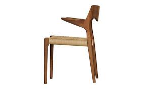 Moller Model 55 Armchair With Natural Woven Seat Teak Armchair Dining Chairs Armchair