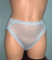 Sheer See Thru Panties Hi Cut Brief Panty 1X 8 SOFT Stretch Feminine | eBay