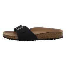 Check spelling or type a new query. Birkenstock Damen Pantolette Madrid Vegan In Schwarz Sale Schuhfachmann