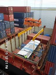 Centre Wing In Container Vessel Sydney International Container Terminal Freight Transport Cargo Shipping Tug Boats