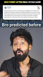 Bro predicted before #asiacup2025🏏💪❤️ #bharatpakmatch #bcci  #technicaldost