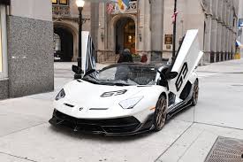 This car also touts an amazing $66,000+ in options for a sticker price of just under $600,000, and it's finished in a fantastic. 2020 Lamborghini Aventador Svj Lp 770 4 Svj Stock 09134 For Sale Near Chicago Il Il Lamborghini Dealer