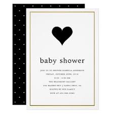Click on any of the thumbnails below to download the card as a high quality pdf file. Modern Minimalist Black White Heart Baby Shower Invitation Zazzle Com Heart Baby Shower Baby Shower Invitations Elegant Baby Shower Invitation