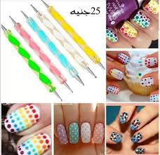 نقاطة المنيكير للرسم علي الاظافر الباكت 5 أقلام ب25 جنيه pen office supplies supplies