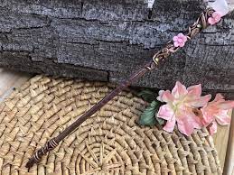 Rose Quartz Crystal Wand Fairy Wand Wizard Witch Wand Nature Etsy In 2021 Fairy Wands Crystal Wand Witch Wand