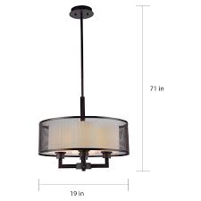 Shop Transitional 4 Light Oil Rubbed Bronze Pendant Overstock 11815655