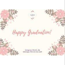 Kamu pasti sering atau pernah menulis kartu ucapan bukan? Tambahan Kartu Ucapan Buket Bunga Happy Graduation Shopee Indonesia
