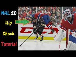 This is essentially your player's turbo speed and can be done by pressing in the right stick (r3). Nhl 20 Hip Check Tutorial Youtube