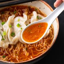 Spicy Peanut Dumpling Noodle Soup Marion S Kitchen Recipe Spicy Peanut Noodles Food Dumplings For Soup