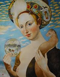 Clairvoyance. The Caste in Stampede Painting by Ernesto Jorge Ferriol Perez 