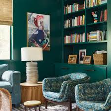 Decor interior design living room bedroom design house design interior deco living room art deco modern tv living room, green suede couch, orange cushions and white bulb sputnik chandelier. 15 Best Blue Green Paint Colors That Interior Designers Love