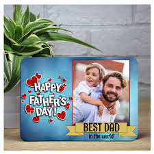 All you will need for this project is a picture frame, spray paint. Personalised Happy Fathers Day Wood Photo Frame F10 Perfect Gift Idea