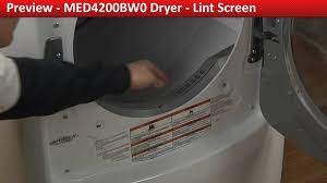 Should the dryer be operated on a 208 volt. Lint Screen Replacement Med4200bw0 Maytag Dryer Youtube