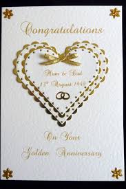 A Personal Favourite From My Etsy Shop Https Www Etsy Com Uk Listing 478 Golden Wedding Anniversary Card Wedding Anniversary Cards Anniversary Cards Handmade