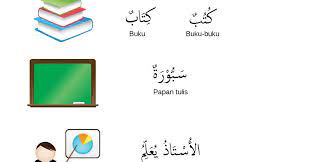 Add to my workbooks (0) embed in my website or blog add to google classroom add. Kosakata Bahasa Arab Tentang Kelas Dan Peralatan Sekolah Serta Contoh Kalimatnya