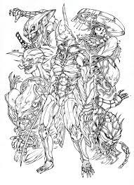 yoshimitsu tekken samurai art coloring pages character design pictures nature