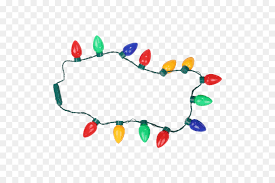 Christmas Light Bulb Clipart Light Necklace Product Transparent Clip Art