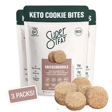 This link is to an external site that may or may not meet accessibility guidelines. Superfat Cookies Keto Snack Low Carb Food Cookies Snickerdoodle 3 Pack Gluten Free Dessert Sweets With No Sugar Added For Paleo Healthy Diabetic Diets