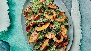 Roasted Winter Squash With Kale Pipian Recipe Green Sauce Recipe Recipes Winter Squash Recipes