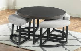 Wooden street brings that pleasure through its best center table. Coffee Table With Nesting Stool Outlet Bob S Discount Furniture