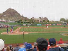Tempe Diablo Stadium Section 14 Home Of Los Angeles Angels