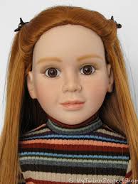 Ashley: a 2002 23-inch repainted My Twinn doll with the