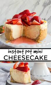 Instant Pot Cheesecake Recipe Instant Pot Mini Recipes Dessert For Two