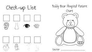 Teddy Bear Hospital Patient Chart