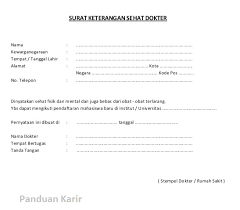 Sep 5, 2016 — hanya berbekal surat ijin kerja (sik),sepertinya,hanya setingkat. Contoh Surat Keterangan Sehat Doc Contoh Surat