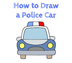 Start the bottom shape of the car. How To Draw A Police Car How To Draw Easy