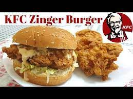 Kfc Zinger Burger Naush Kitchen Routine Kfc Recipe Burger Chicken Burgers Recipe