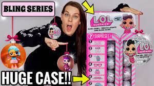 It's a new, limited edition festive themed lol surprise series, similar to glitter series and glam glitter series. Lol Surprise Bling Series Dolls Huge 4 Foot Tall Full Case New L O L Surprise Holiday Series 4 Youtube