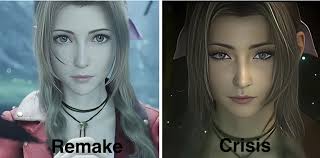 Aerith looks different in crisis don't she?