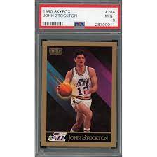 1988 michael jordan fleer stickers #7; John Stockton 1990 Skybox Basketball Card 284 Graded Psa 9 Mint Multi 5 X 8 Overstock 33084265