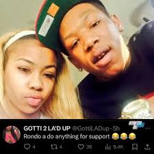RondoNumbaNine's ex gf #GGotti not feeling his new girl & her tats 👀  #internationaldrillmusic #chiraq #trending
