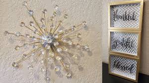 2 Quick And Easy Dollar Tree Diy S Dollar Tree Diy Gold And Silver Wall Decor Ideas Youtube Silver Wall Decor Gold Diy Dollar Tree Diy