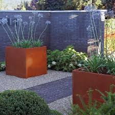 plantenbak cortenstaal andes 1000x1000mm tuin cortenstaal tuin tuin bloembakken